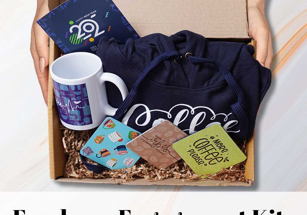 Branded corporate gifts and joining kits
