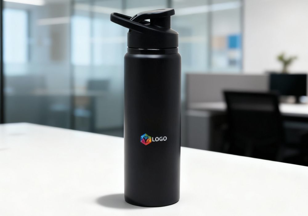 Custom printed mugs and bottles