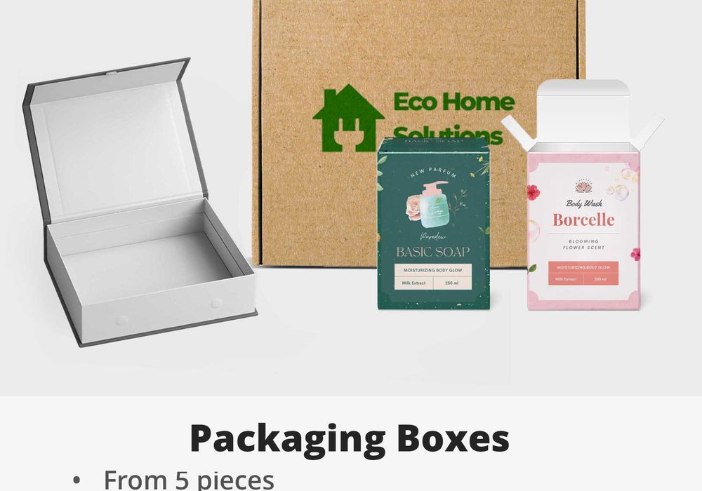 Custom printed packaging boxes and bags